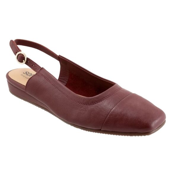 Softwalk Womens Vittoria Burgundy Shoes (NWT) - Picture 2 of 7